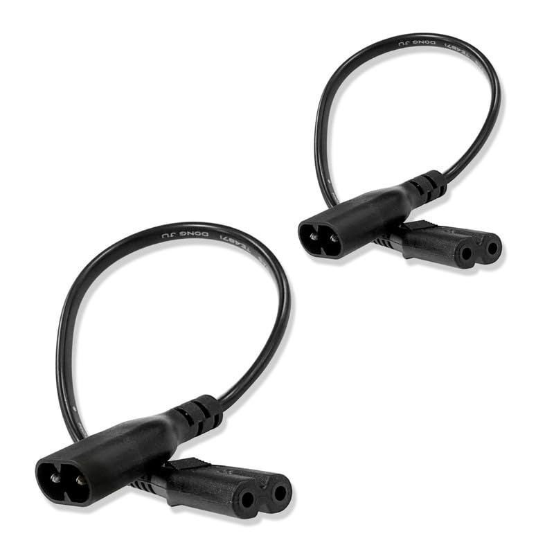 Amazon | Varbmt 0.3m メガネ型電源コード 2本 PSE認証 7A 125V、PC